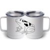 10 oz. White Stainless Steel Coffee Mug Thumbnail