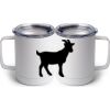 10 oz. White Stainless Steel Coffee Mug Thumbnail