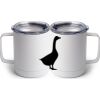 10 oz. White Stainless Steel Coffee Mug Thumbnail