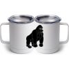 10 oz. White Stainless Steel Coffee Mug Thumbnail