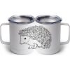 10 oz. White Stainless Steel Coffee Mug Thumbnail