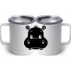 10 oz. White Stainless Steel Coffee Mug Thumbnail