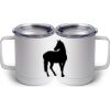 10 oz. White Stainless Steel Coffee Mug Thumbnail