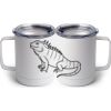 10 oz. White Stainless Steel Coffee Mug Thumbnail
