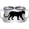 10 oz. White Stainless Steel Coffee Mug Thumbnail