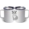 10 oz. White Stainless Steel Coffee Mug Thumbnail