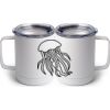 10 oz. White Stainless Steel Coffee Mug Thumbnail