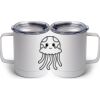 10 oz. White Stainless Steel Coffee Mug Thumbnail