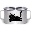 10 oz. White Stainless Steel Coffee Mug Thumbnail