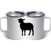 10 oz. White Stainless Steel Coffee Mug Thumbnail