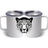10 oz. White Stainless Steel Coffee Mug Thumbnail