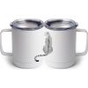 10 oz. White Stainless Steel Coffee Mug Thumbnail