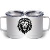 10 oz. White Stainless Steel Coffee Mug Thumbnail