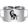 10 oz. White Stainless Steel Coffee Mug Thumbnail