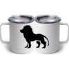 10 oz. White Stainless Steel Coffee Mug Thumbnail