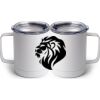 10 oz. White Stainless Steel Coffee Mug Thumbnail