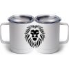 10 oz. White Stainless Steel Coffee Mug Thumbnail