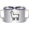 10 oz. White Stainless Steel Coffee Mug Thumbnail