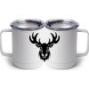 10 oz. White Stainless Steel Coffee Mug Thumbnail