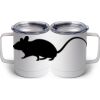 10 oz. White Stainless Steel Coffee Mug Thumbnail
