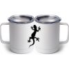 10 oz. White Stainless Steel Coffee Mug Thumbnail
