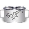 10 oz. White Stainless Steel Coffee Mug Thumbnail