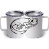 10 oz. White Stainless Steel Coffee Mug Thumbnail