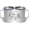 10 oz. White Stainless Steel Coffee Mug Thumbnail