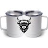 10 oz. White Stainless Steel Coffee Mug Thumbnail