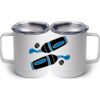 10 oz. White Stainless Steel Coffee Mug Thumbnail