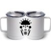 10 oz. White Stainless Steel Coffee Mug Thumbnail