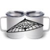 10 oz. White Stainless Steel Coffee Mug Thumbnail