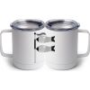 10 oz. White Stainless Steel Coffee Mug Thumbnail