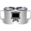 10 oz. White Stainless Steel Coffee Mug Thumbnail