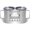 10 oz. White Stainless Steel Coffee Mug Thumbnail
