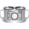 10 oz. White Stainless Steel Coffee Mug Thumbnail