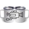 10 oz. White Stainless Steel Coffee Mug Thumbnail