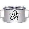10 oz. White Stainless Steel Coffee Mug Thumbnail