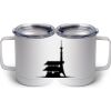 10 oz. White Stainless Steel Coffee Mug Thumbnail