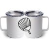 10 oz. White Stainless Steel Coffee Mug Thumbnail