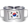 10 oz. White Stainless Steel Coffee Mug Thumbnail