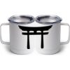 10 oz. White Stainless Steel Coffee Mug Thumbnail