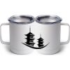 10 oz. White Stainless Steel Coffee Mug Thumbnail