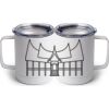 10 oz. White Stainless Steel Coffee Mug Thumbnail
