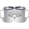 10 oz. White Stainless Steel Coffee Mug Thumbnail