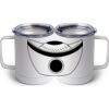 10 oz. White Stainless Steel Coffee Mug Thumbnail