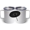 10 oz. White Stainless Steel Coffee Mug Thumbnail