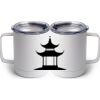 10 oz. White Stainless Steel Coffee Mug Thumbnail
