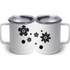 10 oz. White Stainless Steel Coffee Mug Thumbnail