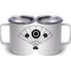 10 oz. White Stainless Steel Coffee Mug Thumbnail